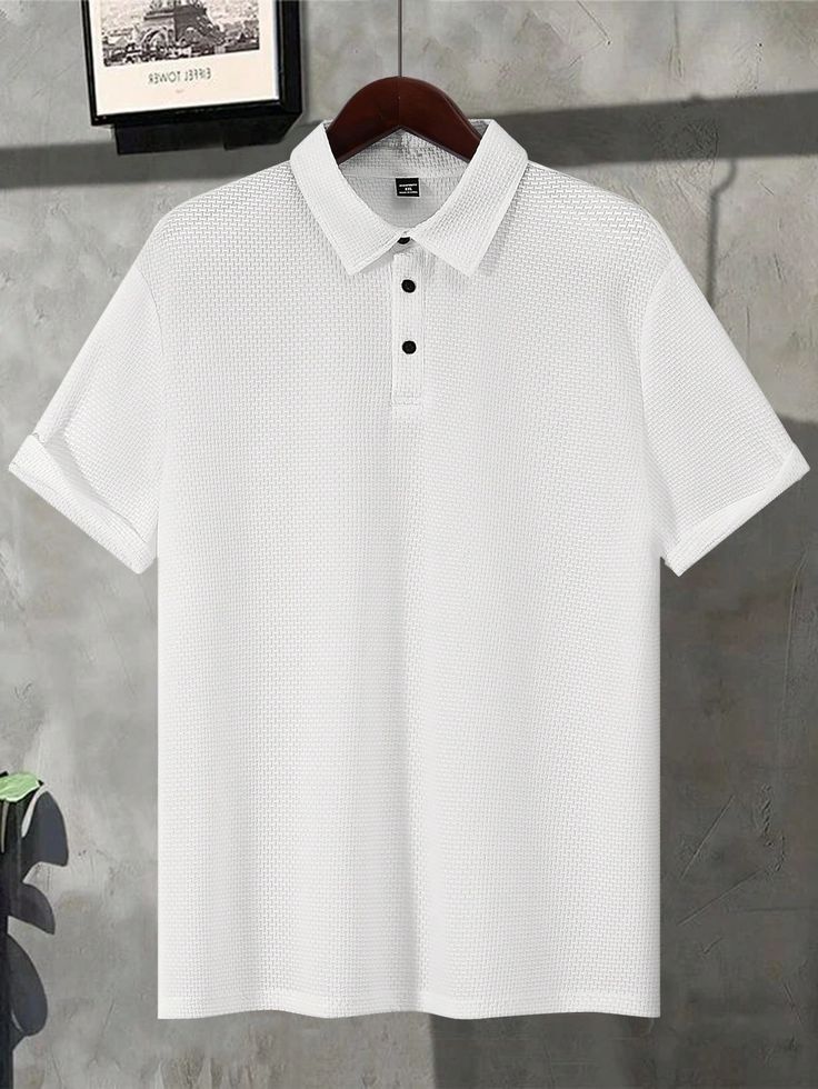 Men's Polo Shirt Golf Shirt Casual Holiday Classic Short Sleeve